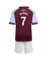 Aston Villa John McGinn #7 Hjemmedraktsett Barn 2025-26 Korte ermer (+ bukser)